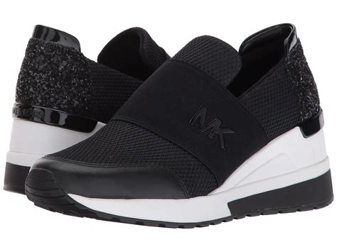 michael kors felix trainer black